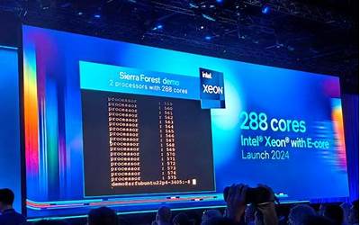 Intel AI软硬秀肌肉：酷睿Ultr发布时间官宣！明年更有288核心 
